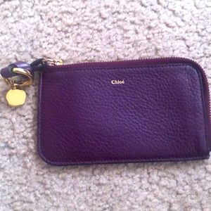 Chloé alphabet card holder